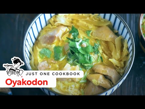 how-to-make-oyakodon-(chicken-&-egg-bowl)-(recipe)-親子丼の作り方-(レシピ)