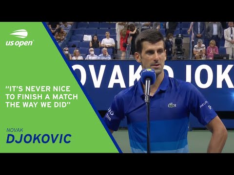 Novak Djokovic On-Court Interview | 2021 US Open Round 1
