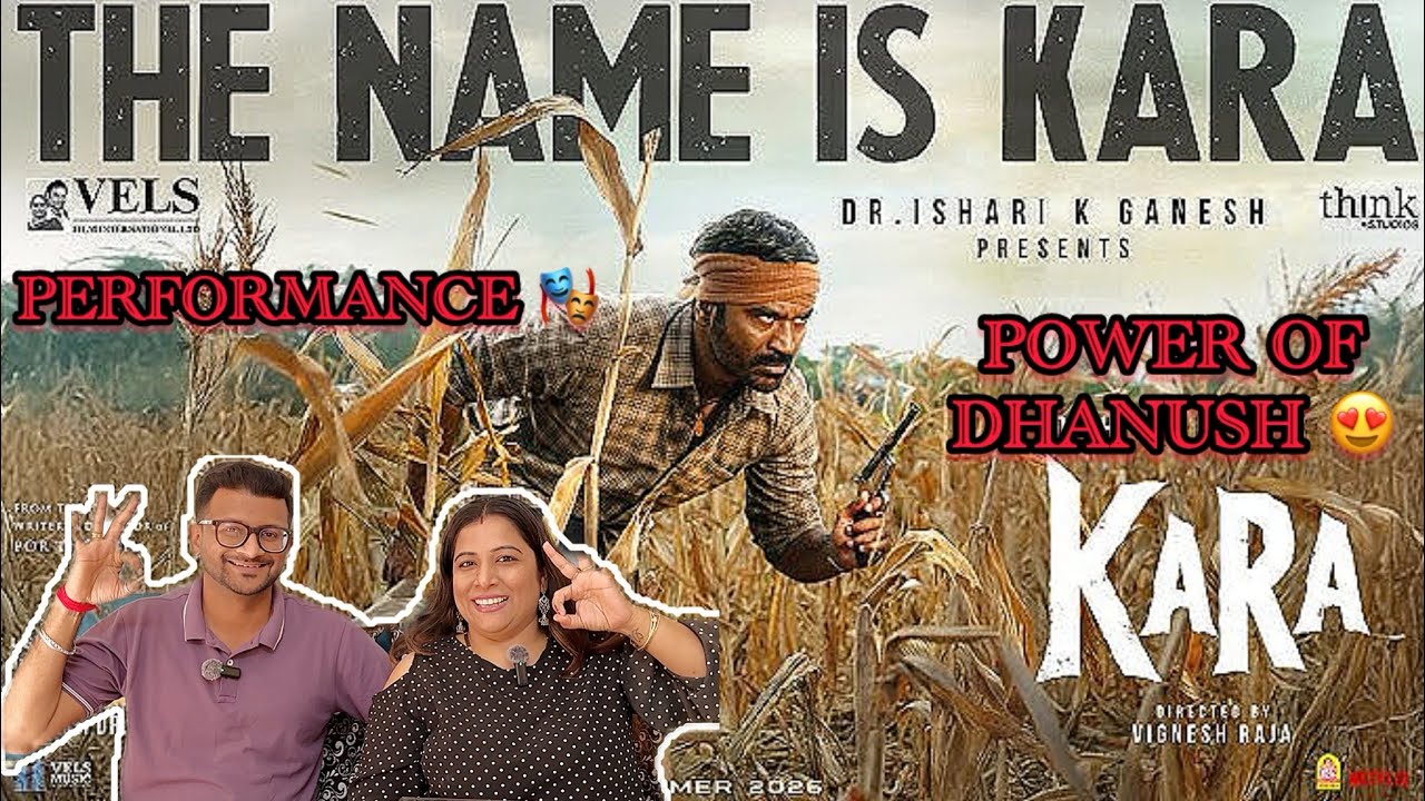 The Name is Kara Reaction Video| Dhanush | Vignesh Raja | GV Prakash | Dipoosreaction 