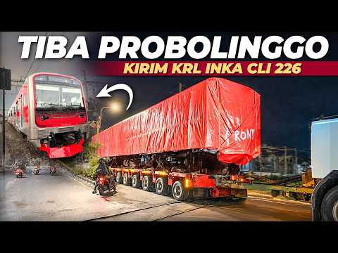 MOMEN LANGKA KRL SAMPAI PROBOLINGGO ‼️ Pengiriman KRL Terbaru INKA CLI 226 Banyuwangi ke Probolinggo