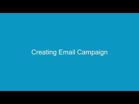 CO-SENDER. Video tutorial. Creating email campaign.