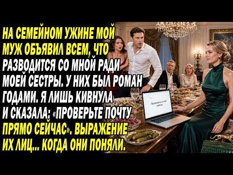 Муж Объявил На Семейном Ужине, Что Уходит От Меня К Моей Сестре; Но Я К Тому Моменту Уже...
