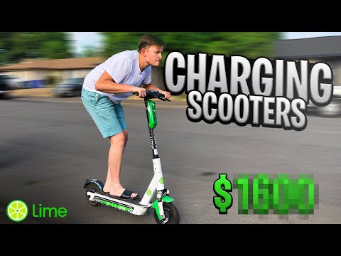 How Much I Made CHARGING LIME SCOOTERS In One Day!