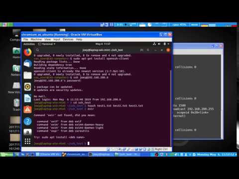 Connecting to and Controlling a remote computer with Secure Shell (ssh)