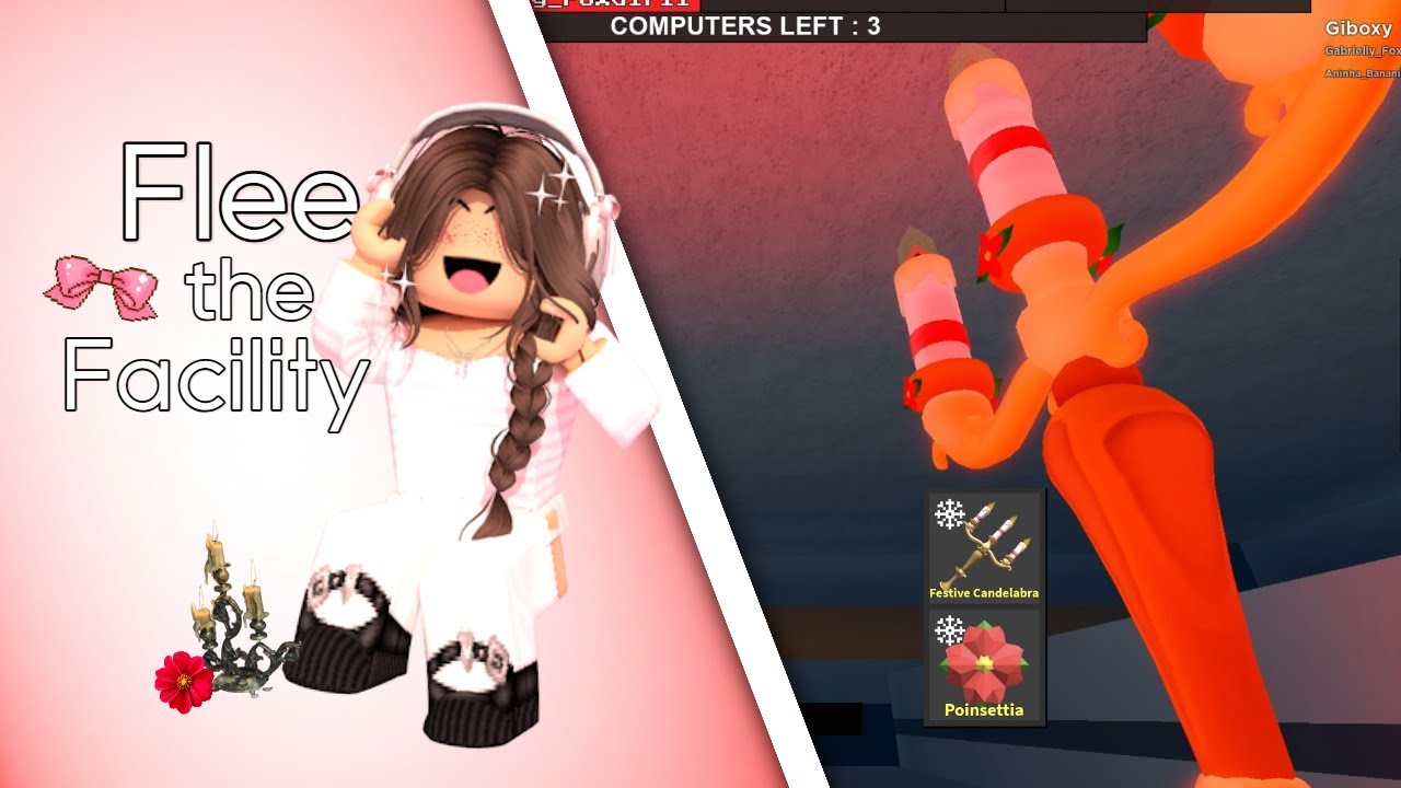 TESTANDO a FESTIVE CANDELABRA + (asmr keyboard) - Flee the Facility