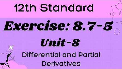 TN12thmaths, UNIT-8, Exercise: 8.7- 5th Problem, EULER