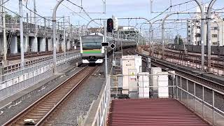 JR東日本上野東京ライン赤羽駅回送通過