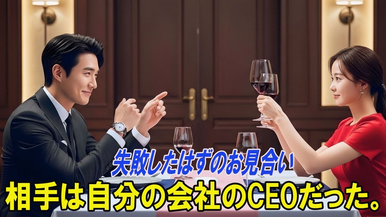 【感動する話】彼女はわざと純粋なふりをして、デートを台無しにした…。でも後日会うことになる相手は、なんと自分がインターンとして働く会社のCEOだった！#CEOロマンス