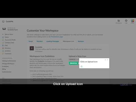 वीडियो: मैं अपने कार्यक्षेत्र आइकन को स्लैक में कैसे बदलूं?