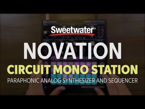 Novation Circuit Mono Station Paraphonic Analog Synthesizer and Sequencer Demo