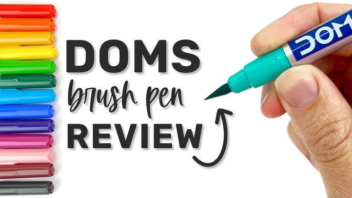 Doms Brush Pen Review - My Honest Opinion - HIGHLY REQUESTED