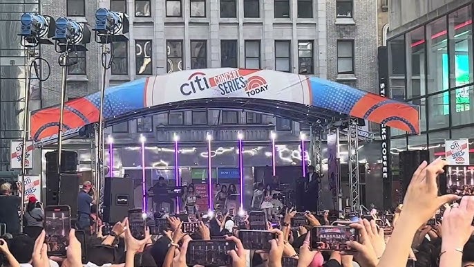 Twice Takes Over The TODAY Show Plaza For The Citi Concert Series