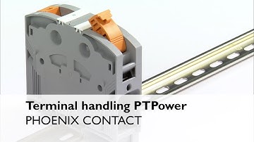 PT-POWER high current terminals - terminal handling