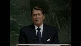 President Reagan's Address to the United Nations in New York City, New York, September 22, 1986