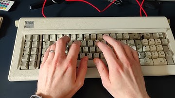 IBM Model F XT Typing Test