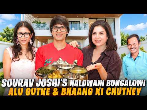 Sourav & Avantika Joshi's Lavish Bungalow! Joint Family, Car Collection & Kumaoni Thali!