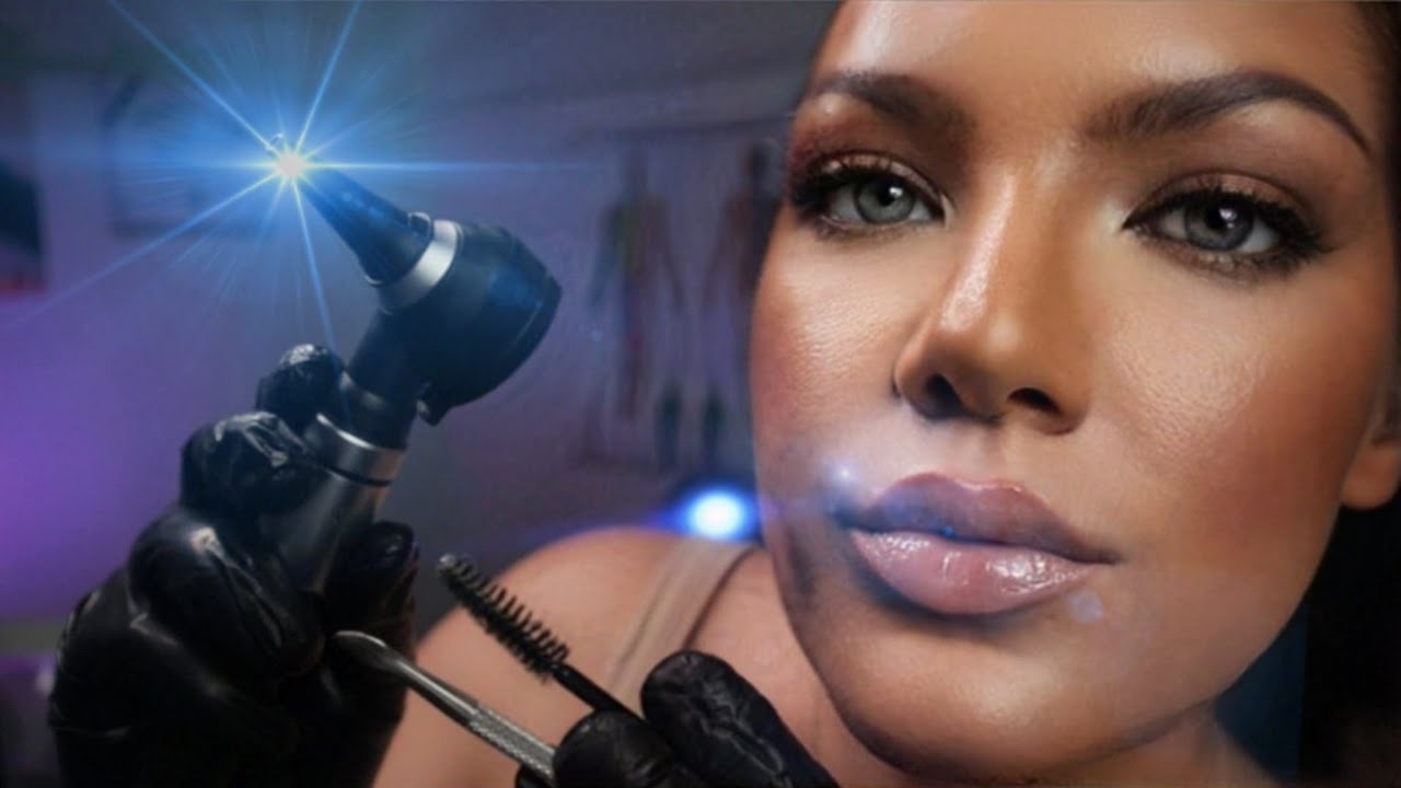 ASMR Otoscope and Ear Pick, Ear inspection, Ear Cleaning, Ear Massage