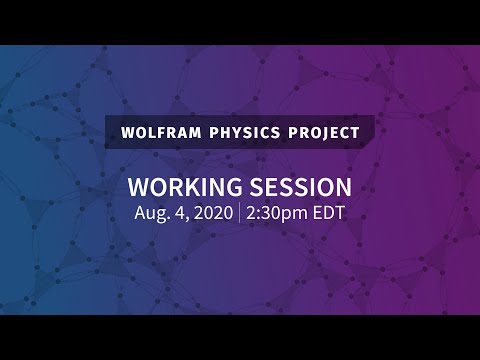 Wolfram Physics Project: Working Session Tuesday, Aug. 4, 2020 [Empirical Physical Metamathematics]