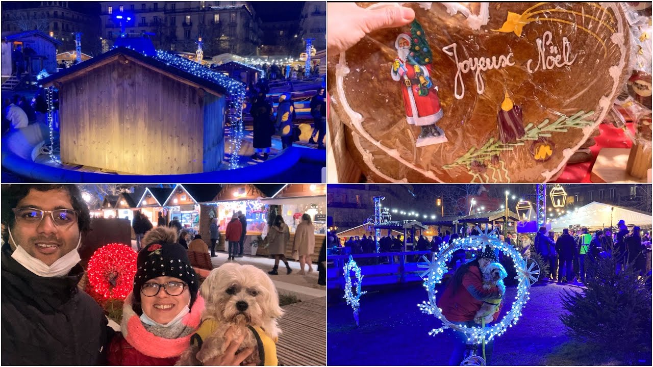 Christmas Market in France| Marché de Noël de Grenoble 2021🎄