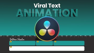 Viral Text Animation in DaVinci Resolve | Easy Tutorial for Beginners (2025)