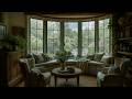 Rainy Window Seat Retreat ☔🌿 Cozy Bay Window Ambience for Deep Sleep, Relaxation & Reading