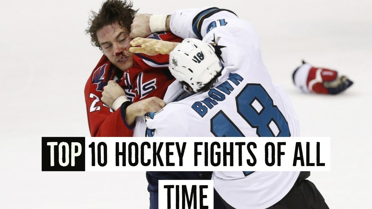 Top 10 Best Hockey Fights of All Time YouTube