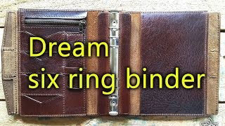 My A5 size six ring binder