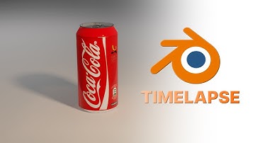 Coca-Cola can - Timelapse - Blender 2.9 Beginner