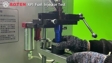 XPI  Fuel  Injector Test on CR318S BOTEN Common Rail Test Bench