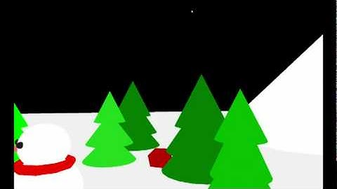 XMas Card 2010 in OpenGL