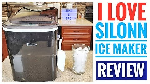REVIEW Silonn Ice Maker for Countertop Ice Machine