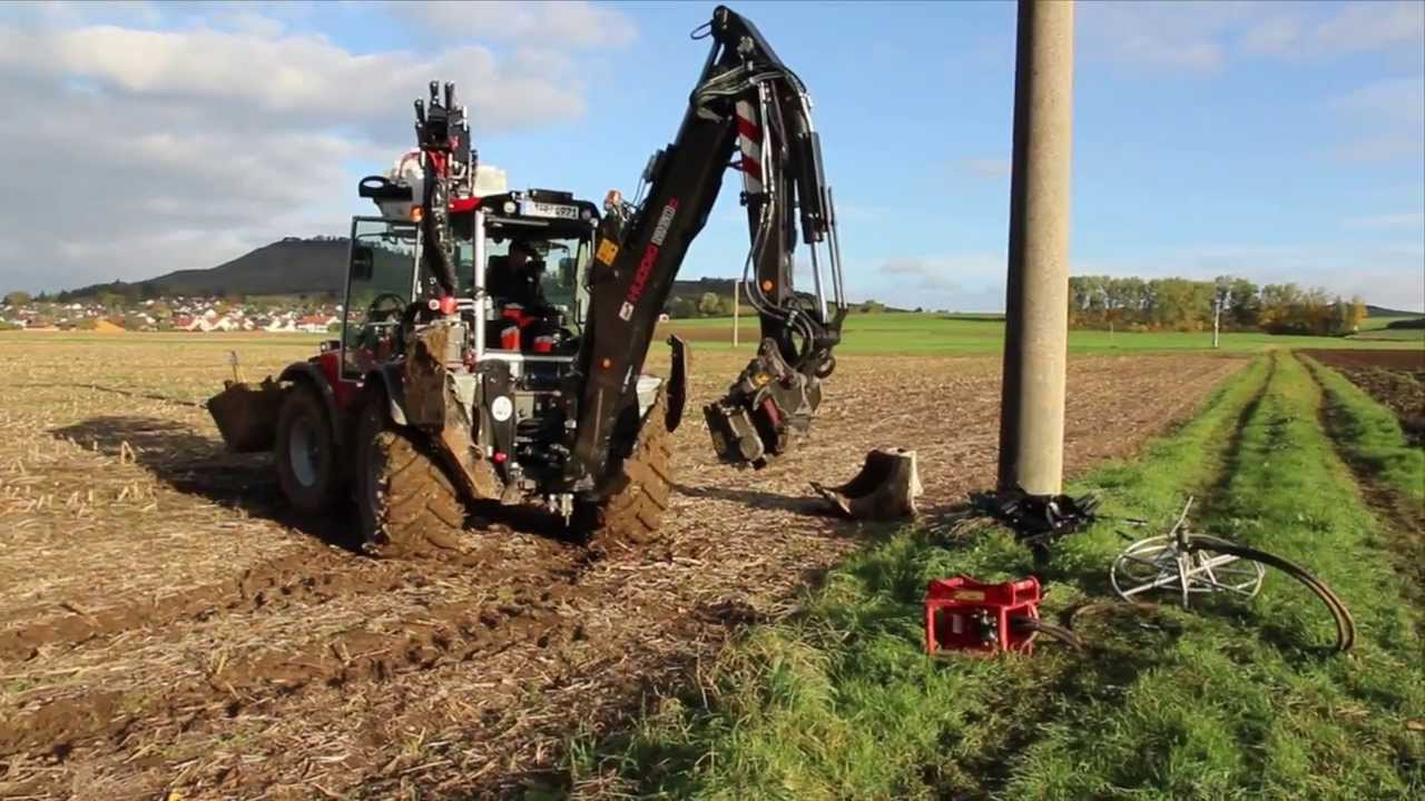 Betonmastdemontage HUDDIG 1260C