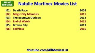 Natalie Martinez Movies List