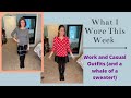 What I Wore This Week | Featuring Workwear, Casual Wear, & a Whale Covered Cardi!