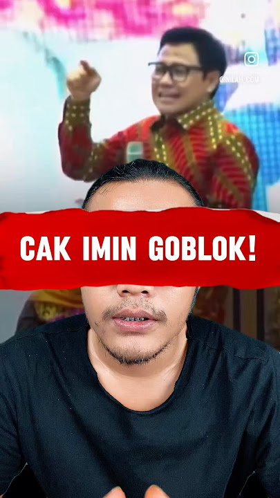 Is Cak Imin stupid? #dialectique #dialectics #prabowo #gibran #jokowi #mulyono #cakimin