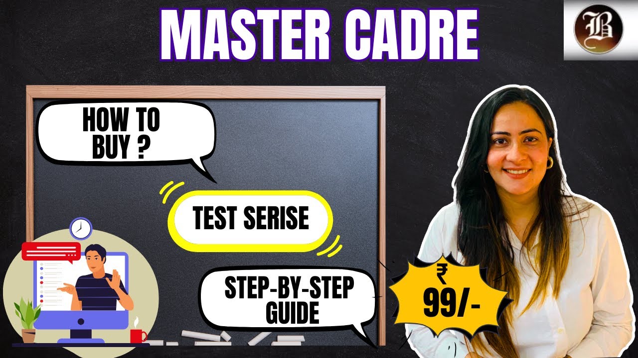 Master Cadre Test series Step by Step guide by bansal academy