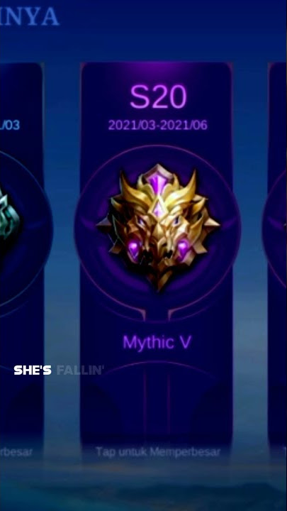STORY WA TUNJUKKAN RANK SEMUA SEASON ||MOBILE LEGENDS BANG-BANG#short
