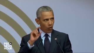 WATCH: Barack Obama delivers the annual Nelson Mandela lecture in Johannesburg