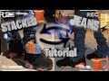 HOW TO MAKE STACKED JEANS | 2 WAYS | DIY TUTORIAL 👖🔥