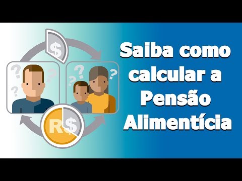 Vídeo: Como Calcular Pensão Alimentícia Em