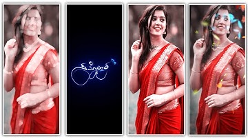 “Trending Girl’s Alight Motion Love Lyrics Video Editing | Kannada New Lyrics 💙” Part 18