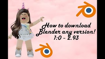How to download blender any version!! Version 1.0 - 2.93