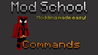 Mod School - MCPE Modding - Commands