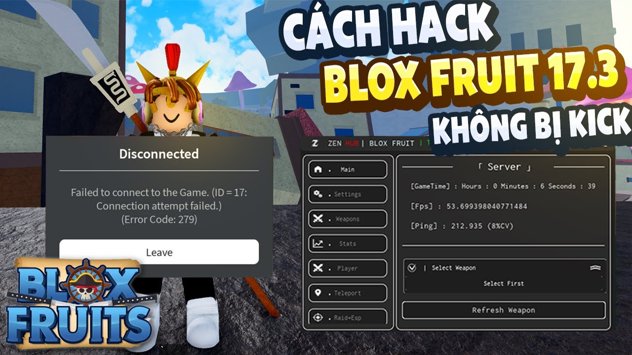 Cách hack blox fruit mới nhất update 17.3, Real-Time  Video View  Count