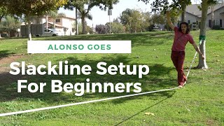 How To Setup A Slackline For Beginners