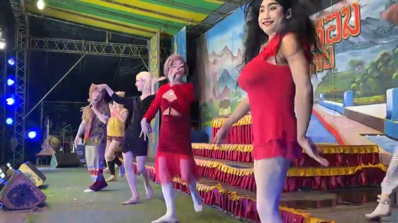 ลิเกคณะกล้วยหอมบรรจงศิลป์ แสดงในท้องเรื่อง  ทุ่งเสือไทย  EP-2