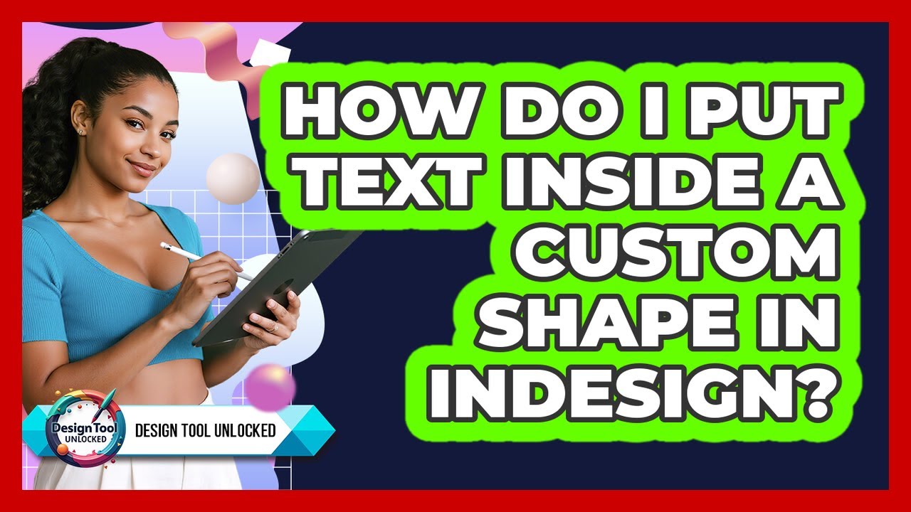 Indesign Shape Text How Do I Put Text Inside A Custom Shape In InDesign? - YouTube