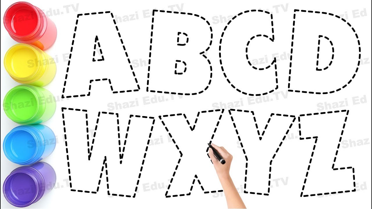 Let's Learn to Draw and Paint ABC for Kids - YouTube