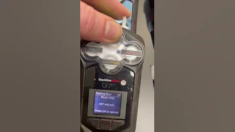 Blackline G7C starten pomp