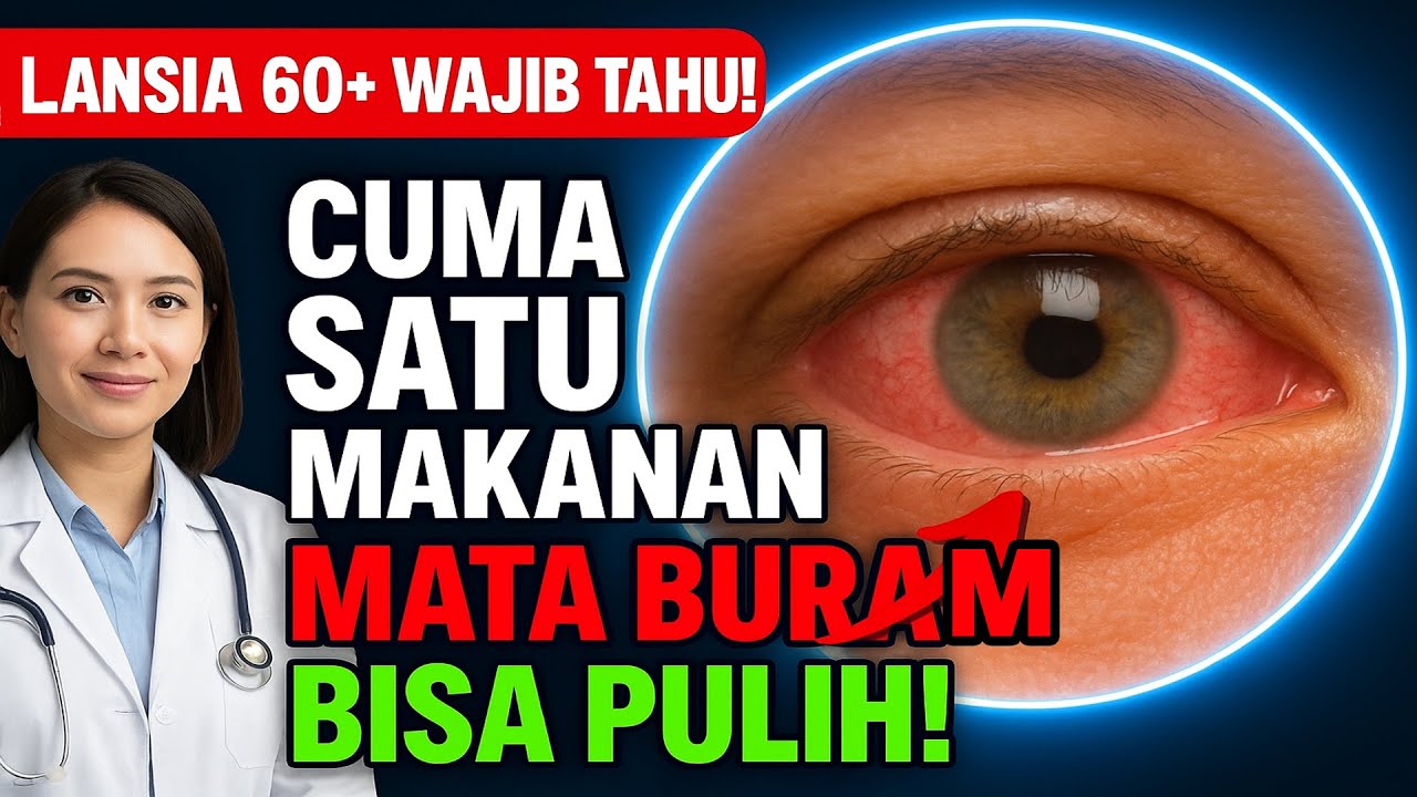 LANSIA WAJIB TAHU! Cuma 1 makanan ini, mata buram bisa pulih!